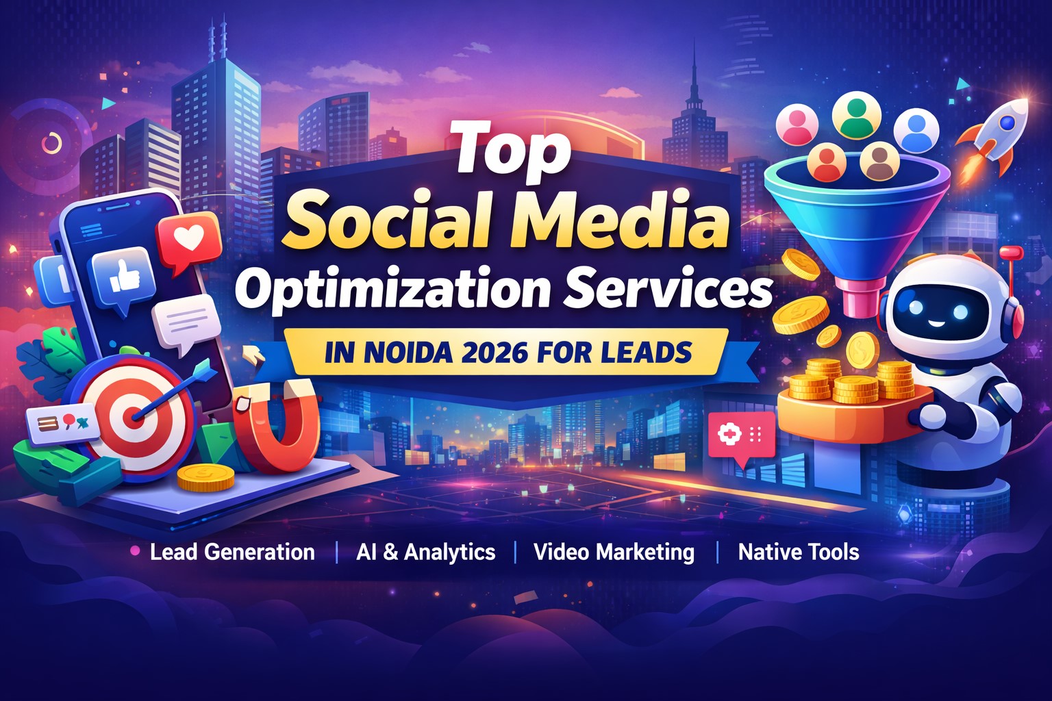 Top Social Media Optimization Services in Noida 2026 for Leads